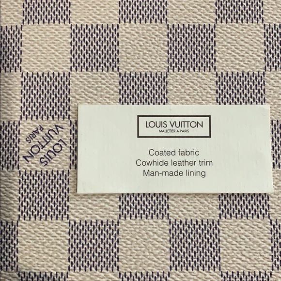 SOLD LouisVuitton 2019 Neverfull Damier Azur Pouch - Picture 6 of 7